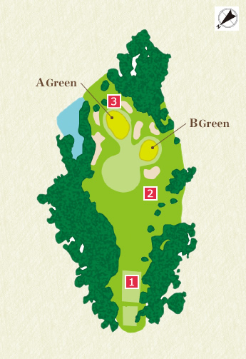 Front Nine (Out) - 3rd Hole Overview