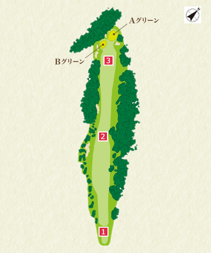 Front Nine (Out) 1st Hole Course Overview