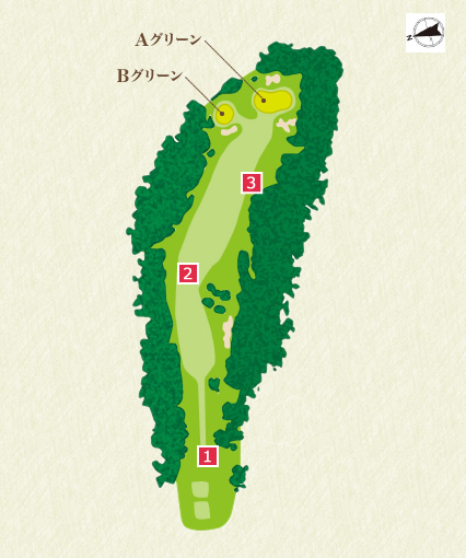 Front Nine (Out) 2nd Hole Course Overview