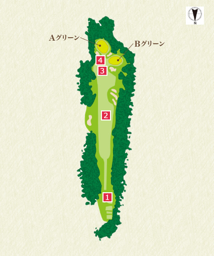Front Nine (Out) 6th Hole Course Overview